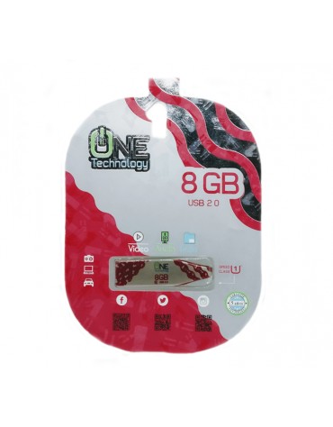 USB TECHNOLOGY METALIZADA 8 GB